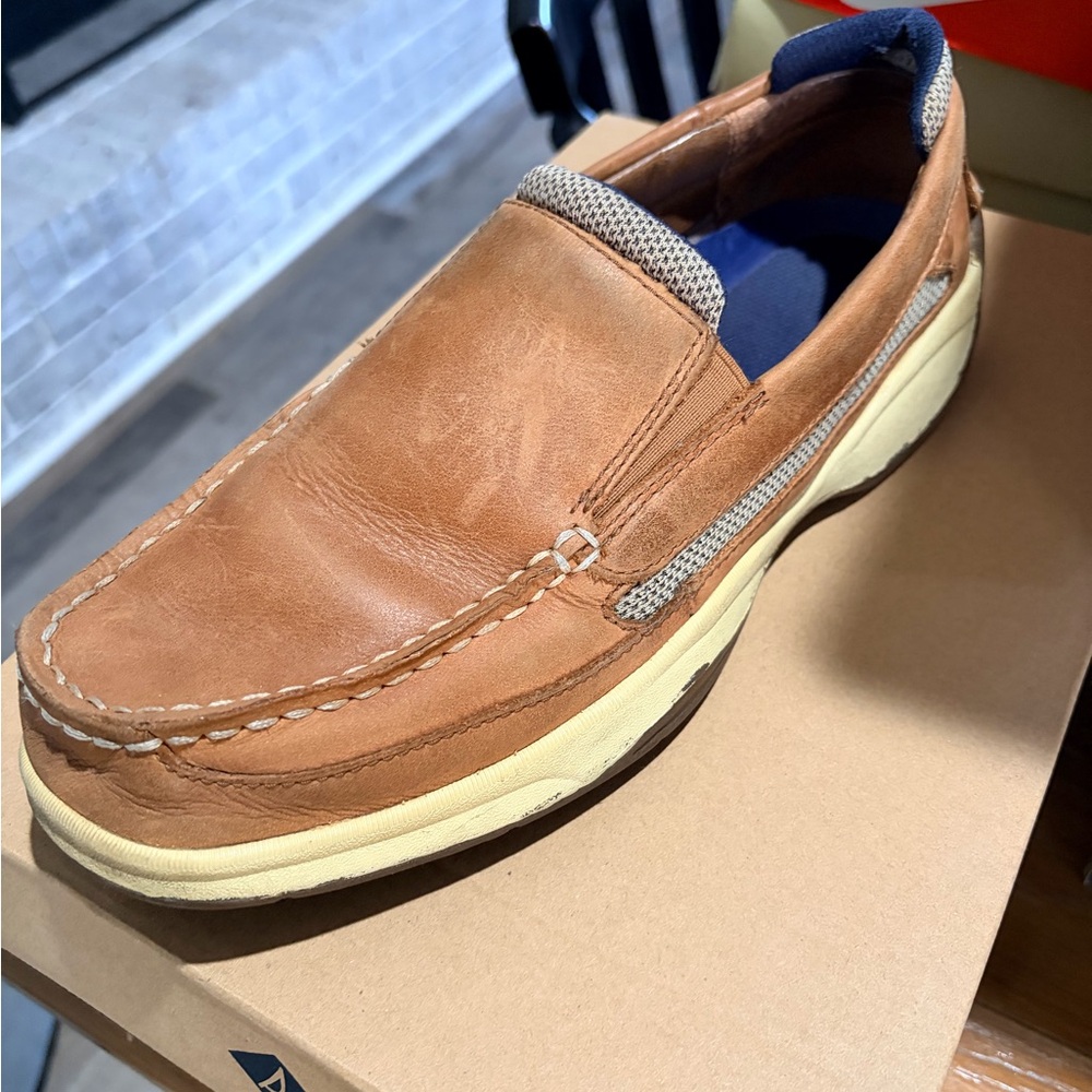 Sperry Men's Brown Slip-On Loafers